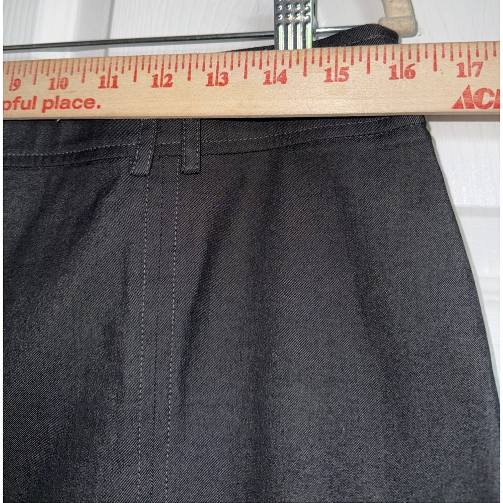 Sigrid Olsen Gray Y2K Minimalist Skirt Set Size 8 Quiet Luxury Capsule Wardrobe - Picture 8 of 16